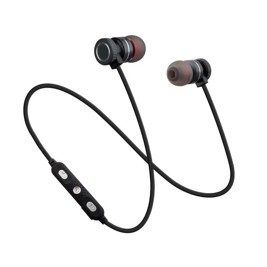 Bluetooth беспроводные наушники вкладыши магнитные спортивные 4 часа стерео V5.0