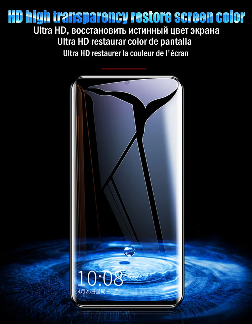 9D изогнутое закаленное стекло для Xiaomi Redmi Note 8 7 Pro 8a 7a 9T K20 Pro Защитная пленка для Redmi Note8Pro Full Gule Glas