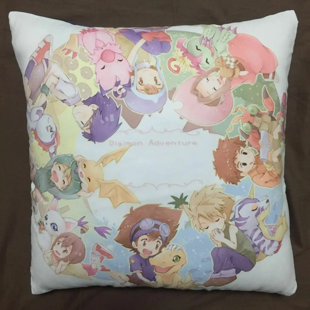 

Anime Digimon Adventure Tri Fanart Two Side Hugging Pillow Case Pillowcase Cover Cushion Home/bed/sofa/car Decore Cosplay Gift