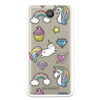 

Unicorn Cupcake WP004 costume drawing stand case for BQ Aquaris U/U Lite