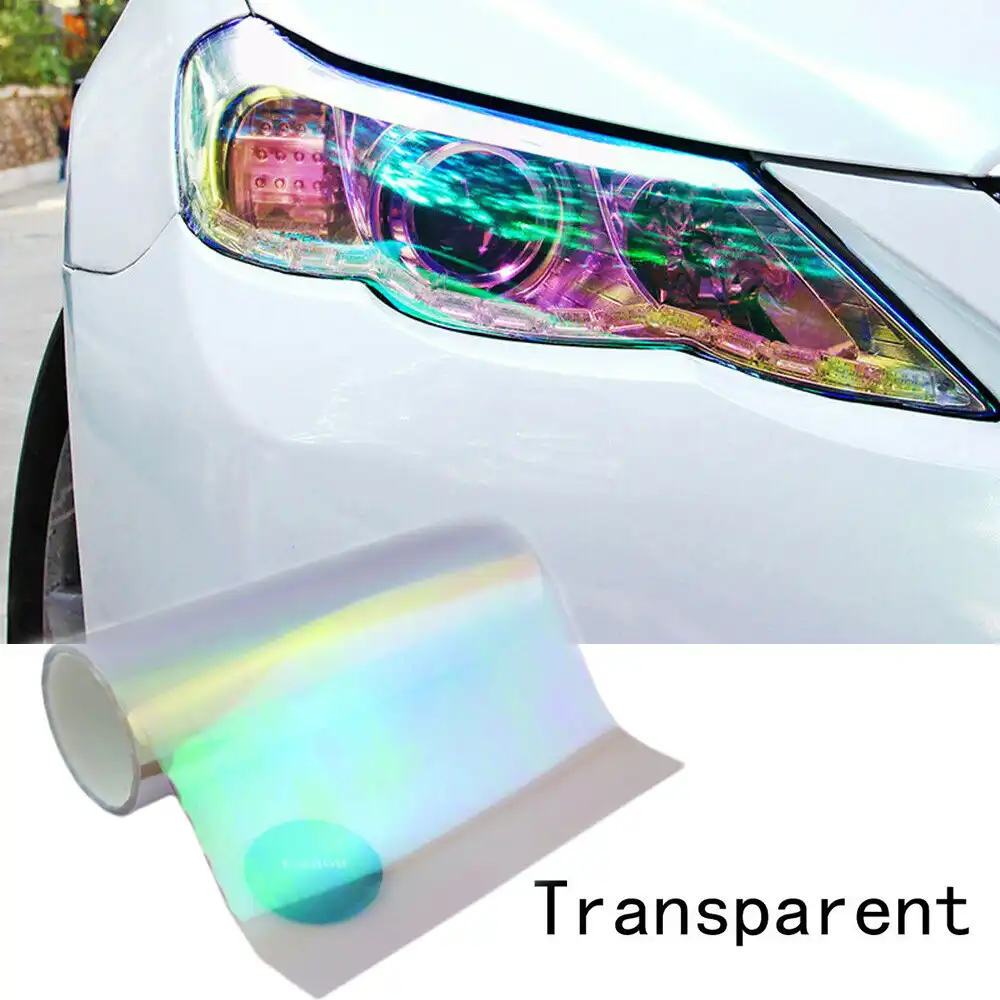 Chameleon Headlight Tint Film Wrap Colour Shift Changing Car Lights 3 Layer