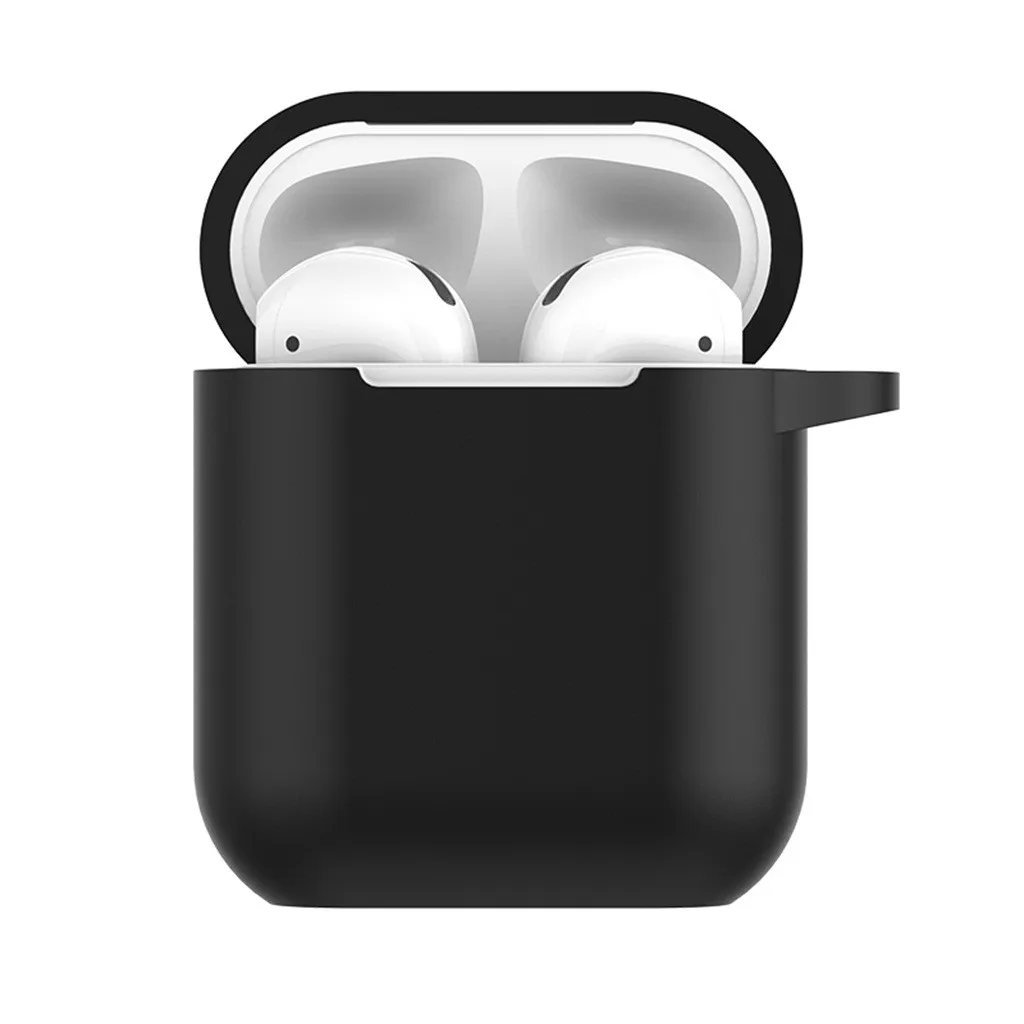 1 шт. ТПУ Силиконовые Bluetooth беспроводные наушники чехол для AirPods защитный чехол Аксессуары для кожи для Apple Airpods зарядная коробка