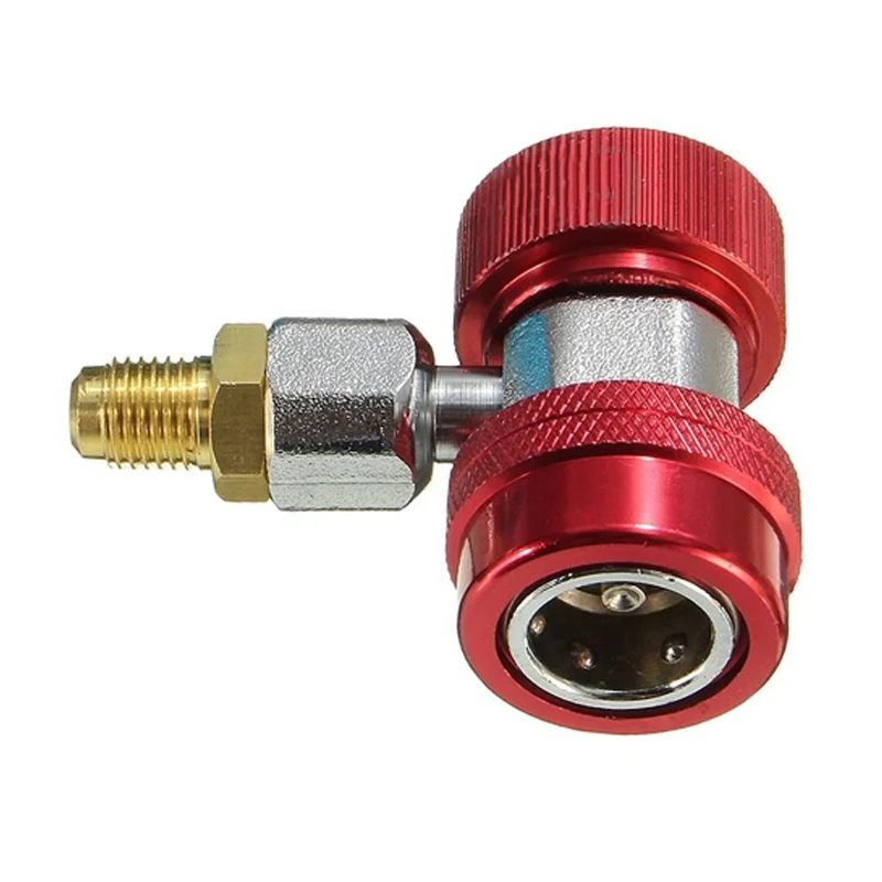 R134 AC Car Low High Extractor Valve Core Manifold Quick Coupler Adapters