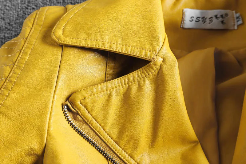 2018 Лидер продаж полный 2xl из стираной кожи Pu женские отложной Куртка с воротником тонкий локомотив взрыва новые женские куртки