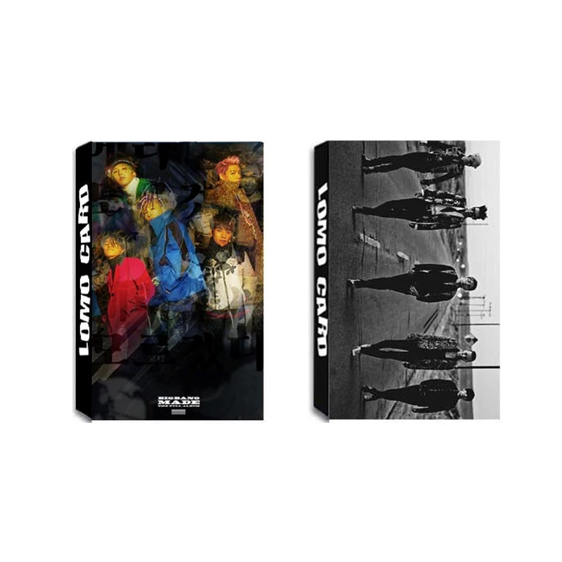 

KPOP BIGBANG MADE VIP Album LOMO Cards K-POP New Fashion Self Made Paper Photo Card HD Photocard LK451
