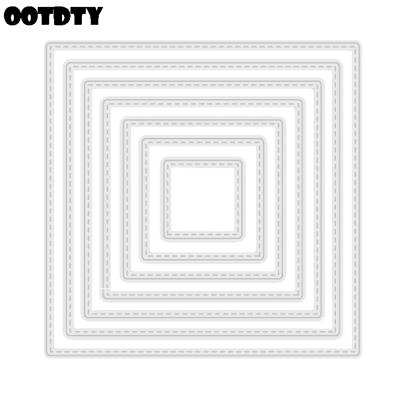 

Square Background Dies Craft Die Metal Cutting Dies Cut For DIY Paper Card Making Scrapbooking Cutting Dies 2019 For Card Making