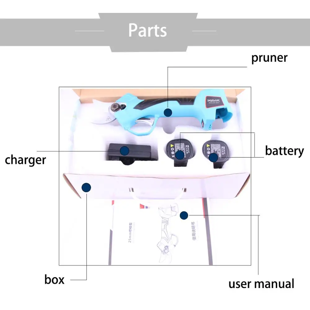 Professional Электрический секатор sheae беспроводной Обрезка устройства