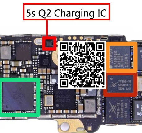 imágenes para 10 unids/lote CSD68813W10 Q2 IC Para 5S triodo de carga USB piezas de repuesto imágenes para 10 unids/lote CSD68813W10 Q2 IC Para 5S triodo de carga USB piezas de repuesto