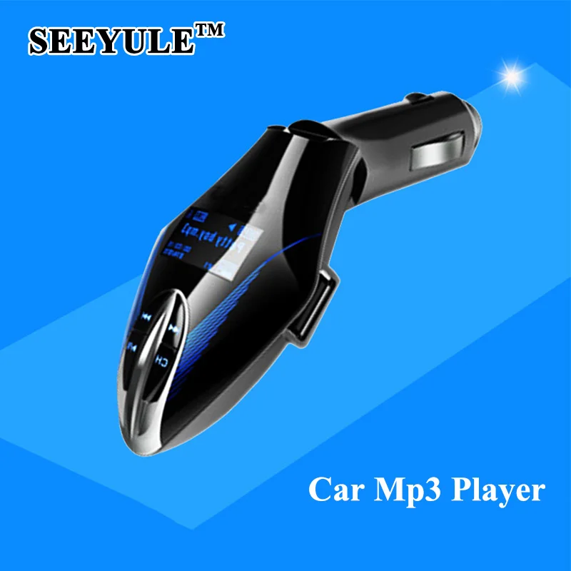 

1pc SEEYULE Eagle Olecranon Style Car Mp3 Player Car FM Transmitter Modulator Music Audio with USB TF Card Slot for VW Golf Audi