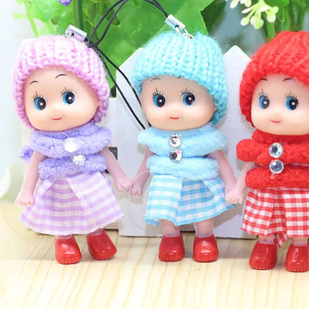 Милые кукольные брелки сумки для мобильных телефонов кулоны куклы маленький