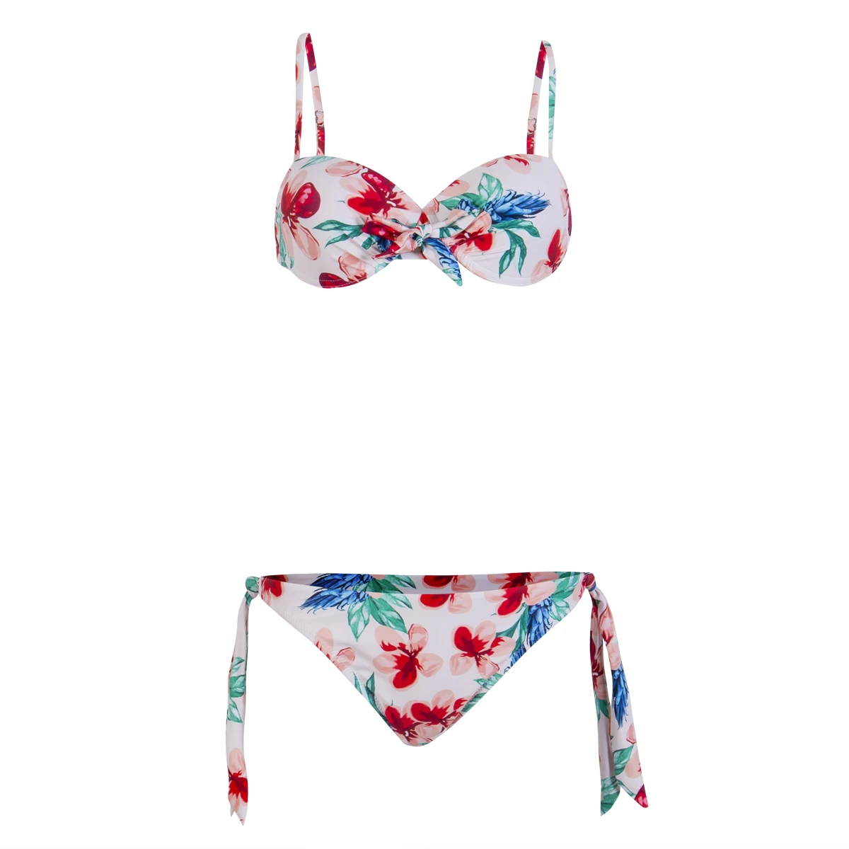 Женский купальник бикини с цветочным принтом и низкой талией новинка 2018|beachwear