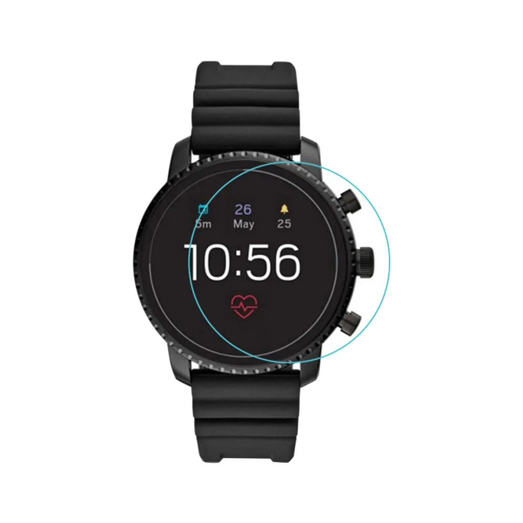 

Smart Watch Tempered Glass Screen Protector Suit For Fossil Gen 4 Q Venture HR Clear Full Coverage Protection Film Anti Scratch