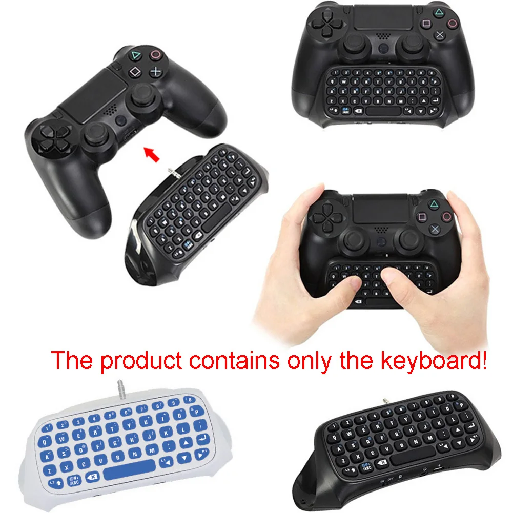 Bluetooth Беспроводной клавиатура для PS4 контроллер ручка чат клавиатура|Клавиатуры|