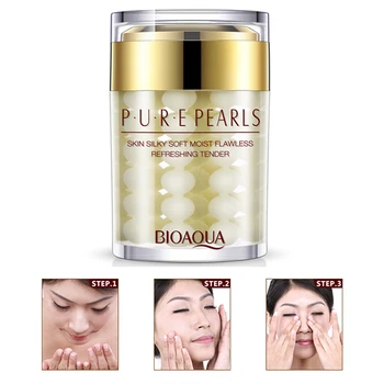 

60g Pure Pearls Essence Face Cream Anti Freckle Anti Wrinkle Moisturizing Whitening Skin Repair Cream Face Care