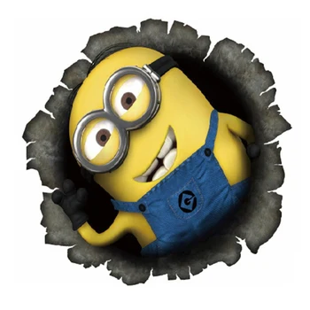 

Car Sticker Despicable Me Cartoon Cute Glue Trunk Fuel Tank Cap Decal Waterproof Scratch Cover Body Trunk Sticker For Car Stylig