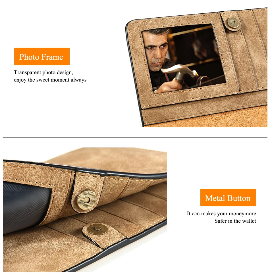 Retro Wallet Case For Samsung S8 Huawei P10 PU Leather Phone Pouch (8)