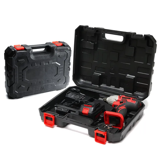 25V 8800Ah Li-ion Electric Impact Wrench 320Nm High Torque Impact Wrench Cordless 1/2 Batteries 1 Charger Power Tool