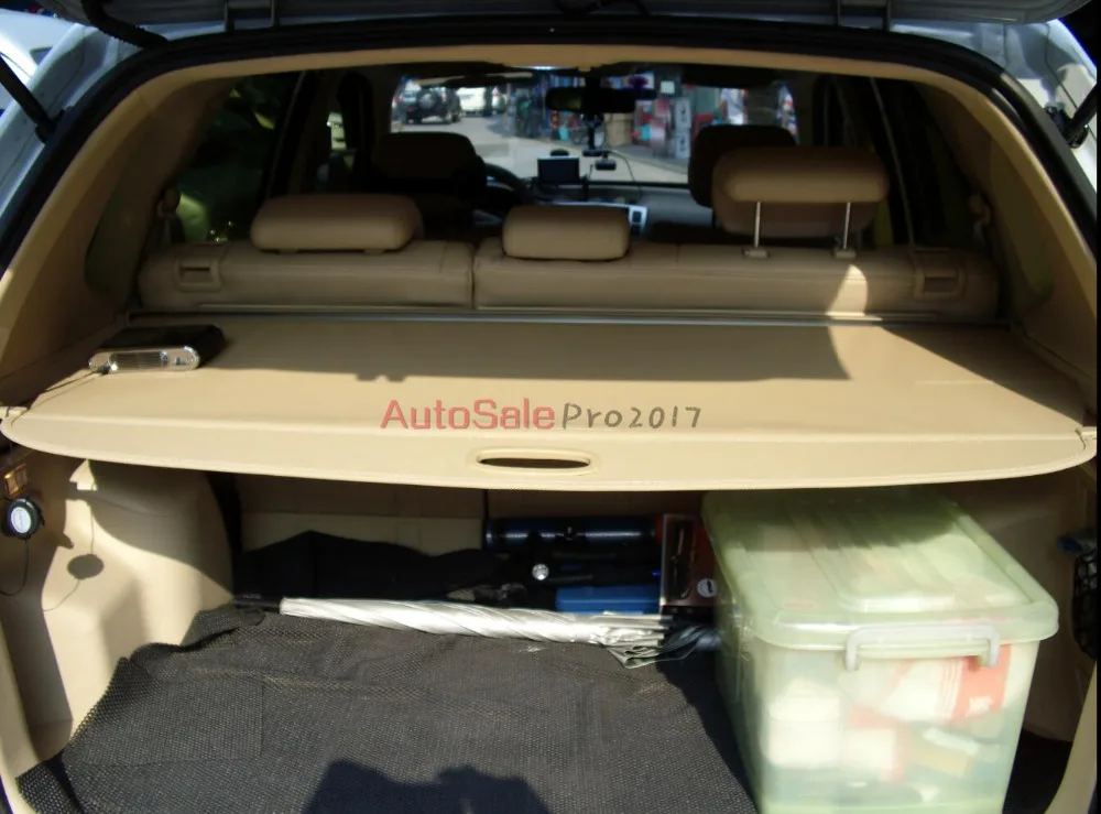 

Aluminium alloy + Fabric Rear Trunk Security Shield Cargo Cover For Hyundai Tucson 2007 2008 2009 2010 2011 2012 2013