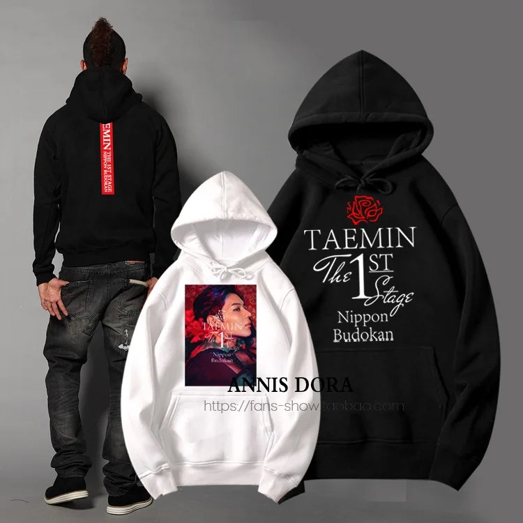 

SHINee TAEMIN THE 1ST STAGE Same Style Portrait Logo Hoodie