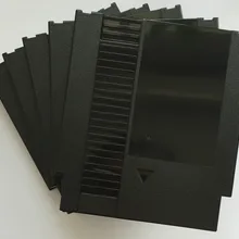 Черный цвет 72 булавки игровой картридж Замена пластиковый корпус для консоли NES