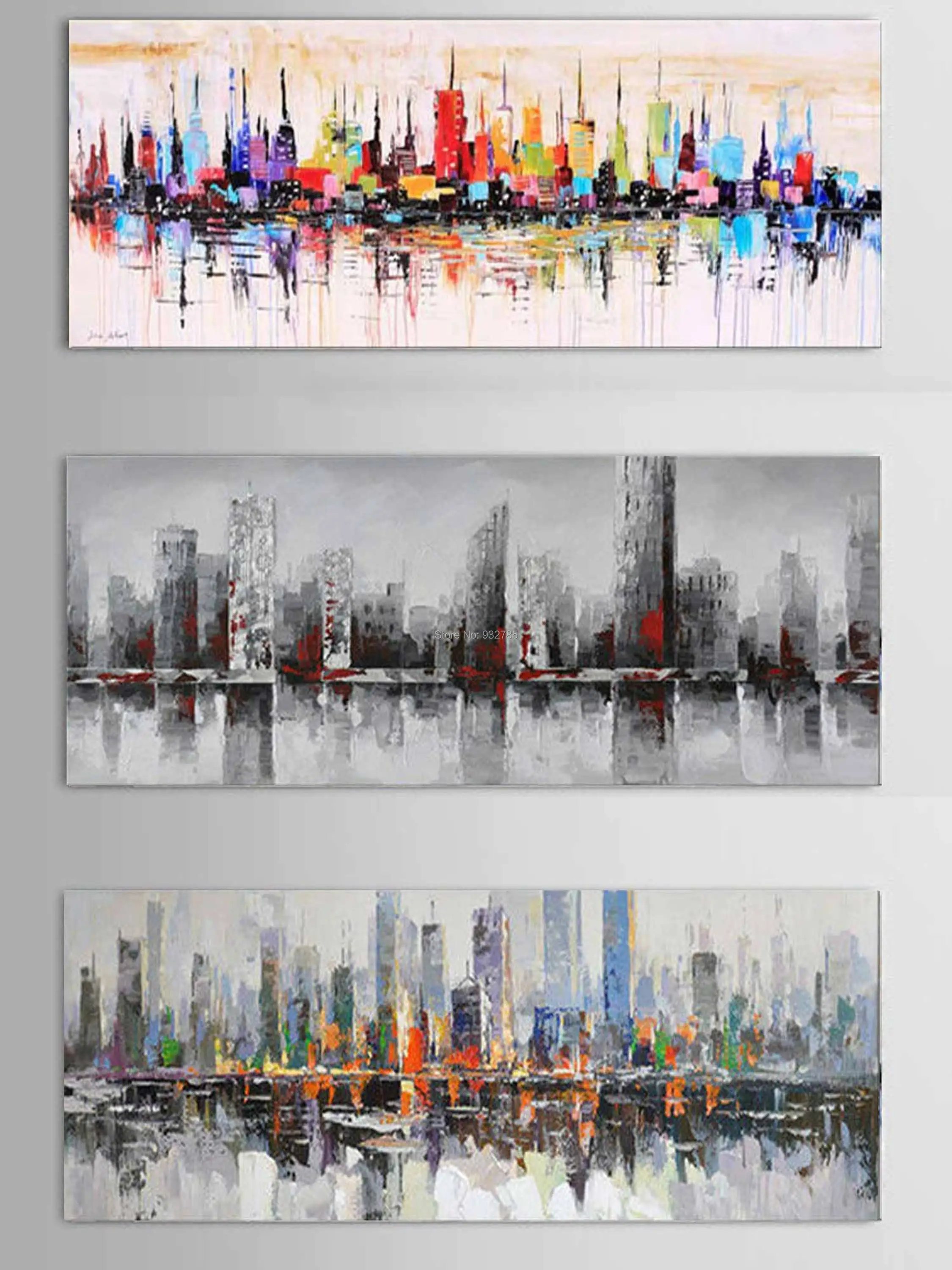 New York City Picture Canvas 100 handmade American Style Modern