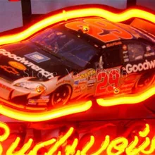 Неоновая вывеска Для Budweiser с автографом Nascar#29 гоночный автомобиль стекла трубка Пивной бар Паб Магазин Показать Магазин Свет признаки 17*14"