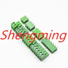 100 комплектов 2EDG 5,08 мм штекер+ розетка 2 P 3 P 4 P 5 P 6 P 7 P 8 P 180 градусов прямой разъем для соединения ног терминал 2EDG5. 08 диод