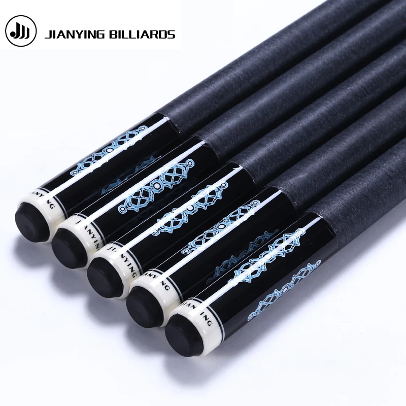 Brand JIANYING billiard pool cue, cue tip 13mm, maple wood, 2/1 snooker