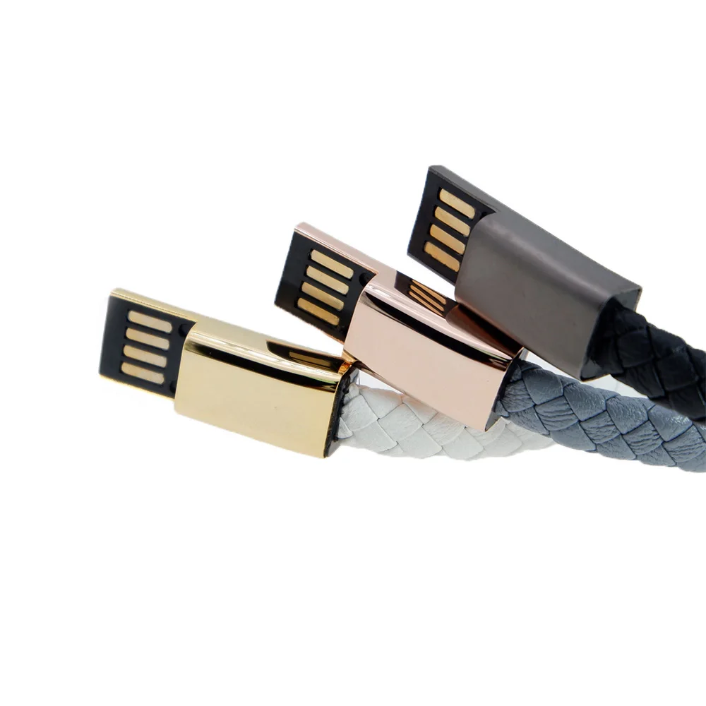 VEROMCA Bracelet For Men Women USB iApple Phone Android Outdoor Multifunction Charger Rope Wristband Bangle Cable Charger  (2)