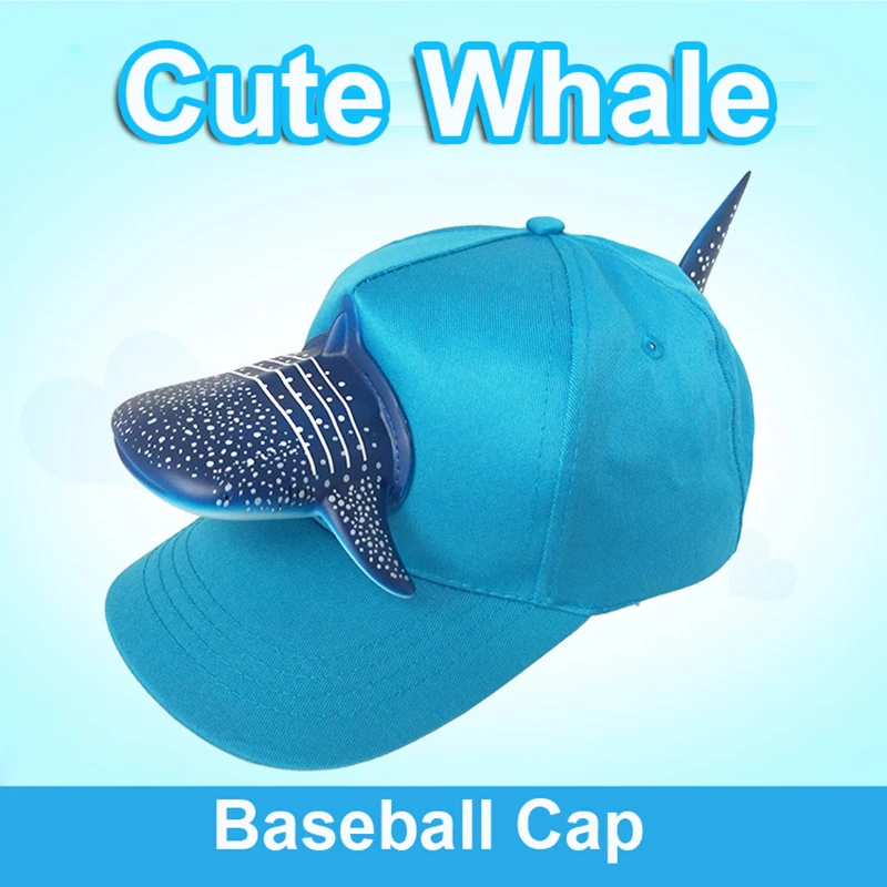 Весенний 3D Акула Zoo креативный путешествия Регулируемый головной убор синий колпак Европа и Америка Мода Бейсболка s мужчины рождественский подарок