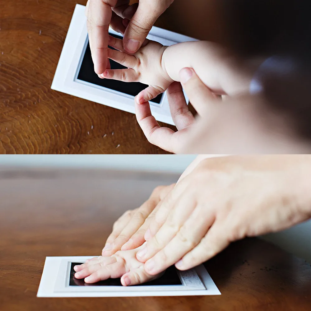 Для новорожденных Handprint след Pad безопасной чистой Нетоксическо чистое чернил Touch Pad фото легко работать руки ноги печати Pad