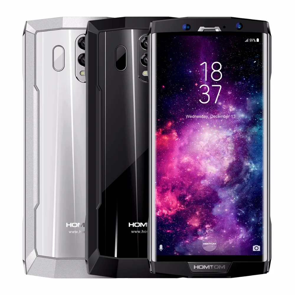 HOMTOM HT70 4G Smartphone 6.0 inch Android 7.0 MTK6750T Octa Core 1.5GHz 4GB RAM 64GB ROM Dual Rear Cameras 10000mAh Battery Big