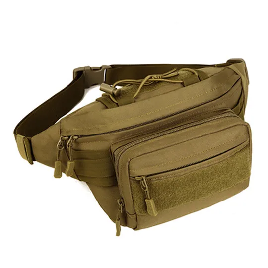 Для мужчин армии поясная сумка Водонепроницаемый сумка поясная сумка ремень подняться Crossbody сумка Военная камуфляжное снаряжение S46 - Цвет: Хаки