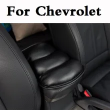 Автомобильный мягкий коврик из ПУ центральной консоли подлокотник сиденье Подушка для сиденья для Chevrolet SS пригородный Тахо трекер TrailBlazer траверс Viva вольт