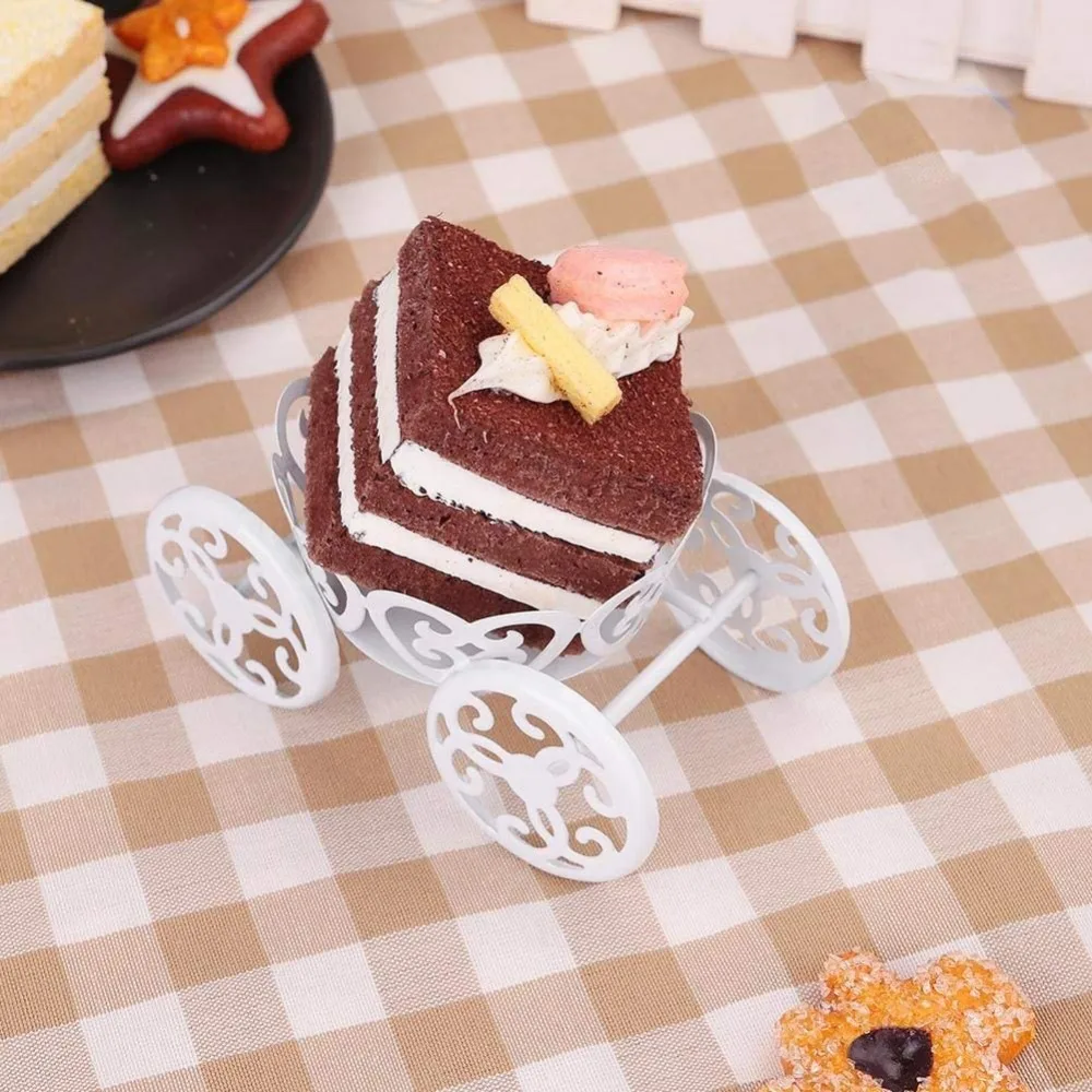 Креативная подставка для кексов выпечки печенья металлическое колесо держатель