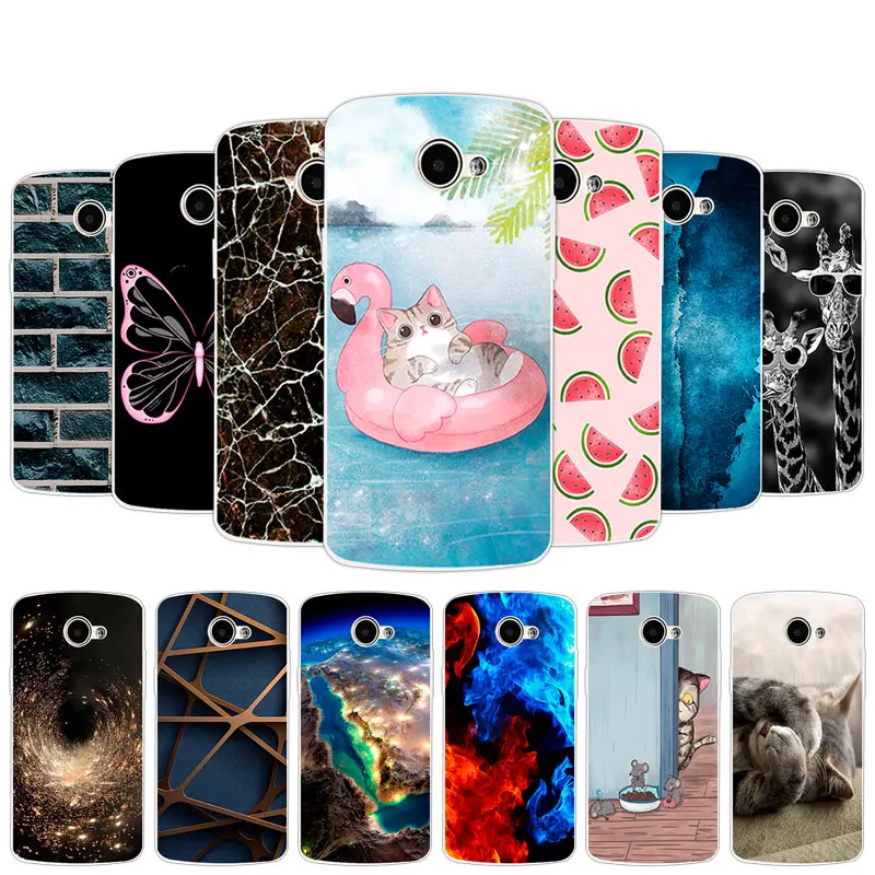 

for LG K5 TPU Silicone Flower Dog Cover Case for LG X220 X220DS Coque Cases Mobile Phone Bag for LG k5 K 5 X220ds Clear Fundas
