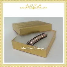 33 золотой фольги 50 шт. хлопок заполнено бумажная коробка для ювелирных изделий дисплей и подарочная коробка