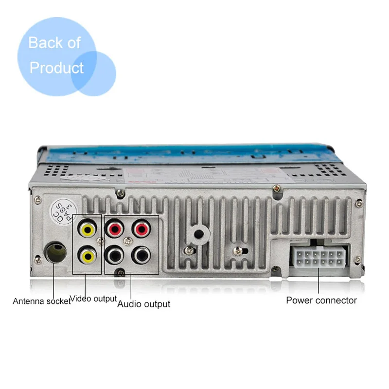 Bluetooth V2.0 автомобиля Радио 1 din cd/dvd плеер 12 В стерео в тире AUX Вход fm приемник MP3 USB SD WMA