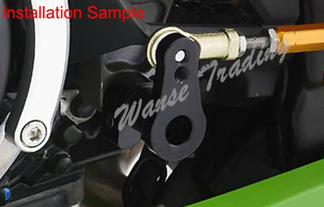 Waase набор задних ножек для KAWASAKI Ninja 250R 300 400R 650 650R ZX6R ZX10R ZX14 ZX14R Z1000 ER6F ER6N|rear set|foot