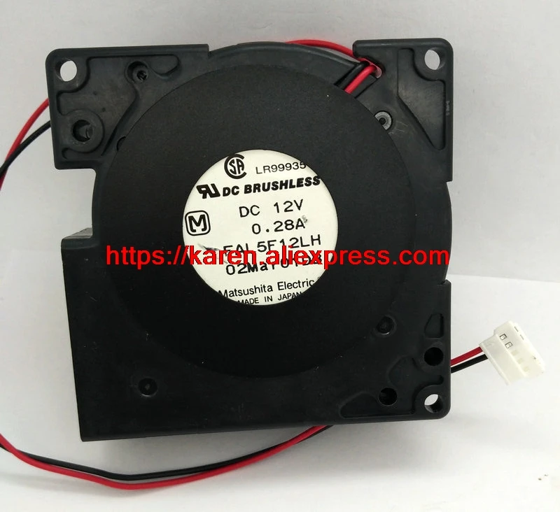 НМБ FAL5F12LH 7528 12V 0.28A Вентилятор охлаждения