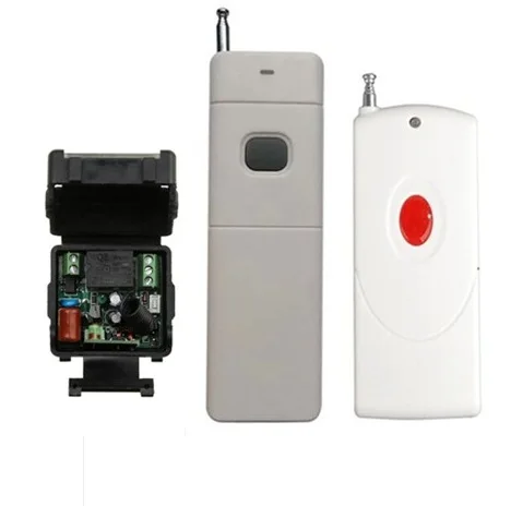 

AC220V 1CH 10A RF Wireless Remote Control Switch System teleswitch 2* remote transmitter & 1* receiver relay Receiver