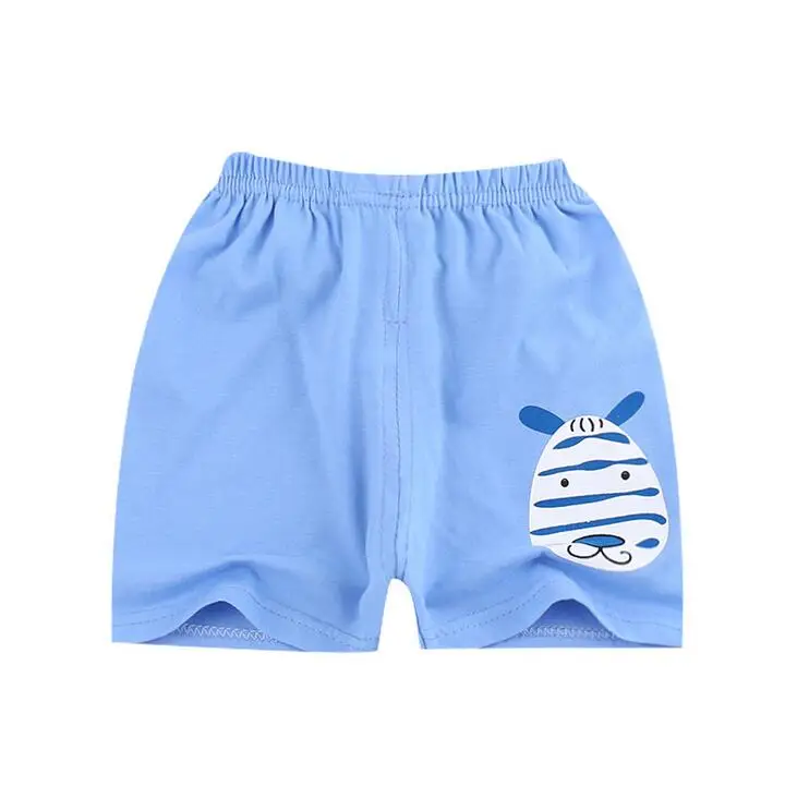 От 0 до 2 лет; летние шорты для маленьких мальчиков и девочек; хлопковые Цветные Короткие брюки для маленьких мальчиков; штаны средней длины с рисунком - Цвет: 2