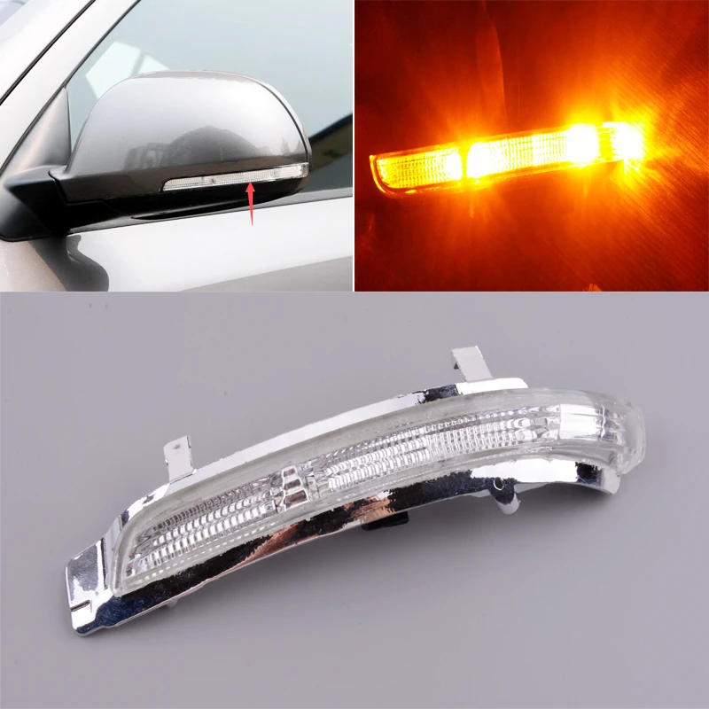 

CAPQX side mirror LED turn signal light lamp flasher Indicator For VW SKODA New Octavia ,New Superb 2008 2009 2010 2011 - 2015
