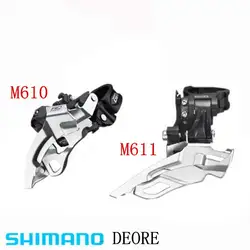 SHIMANO DEORE M610 M590 T611 M6025 велосипед передний переключатель MTB велосипедные переключатели 9/10/20/30 s