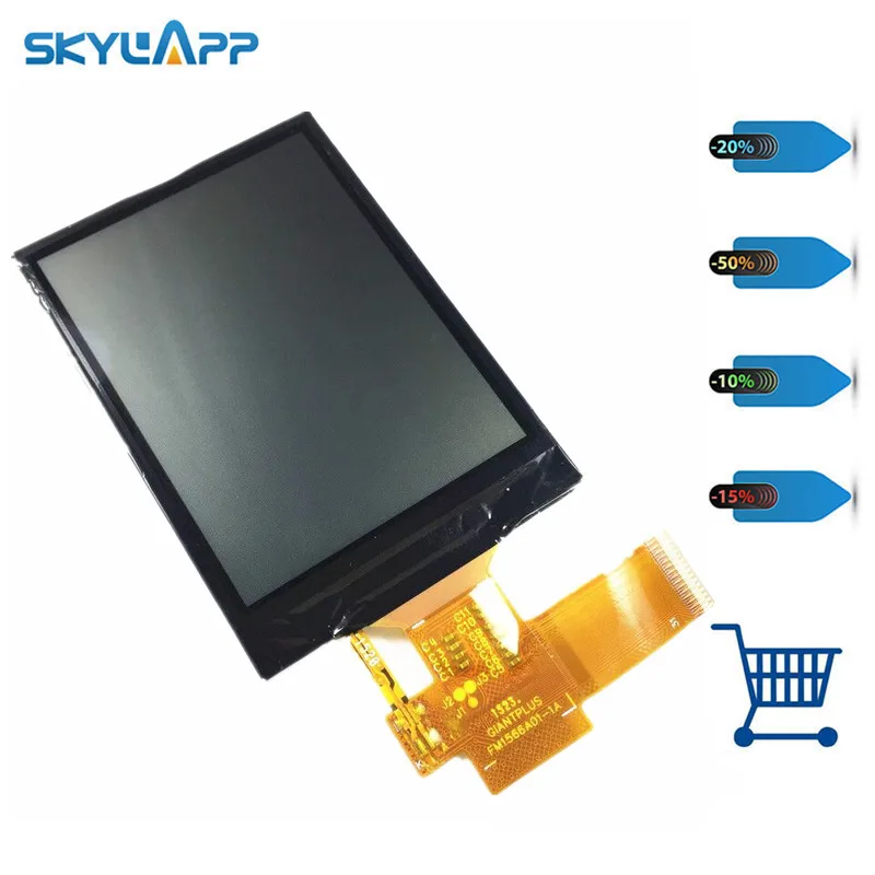 

Skylarpu 2.4 inch LCD screen for GARMIN Edge Explore 820 bicycle speed meter display Screen panel replacement (without touch)