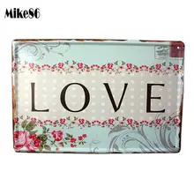 [Mike86] любовь металлическое ремесло украшение для стен, для бара картина "дом" Офисная жестяная вывеска A-430 заказ смешивания 20*30 см