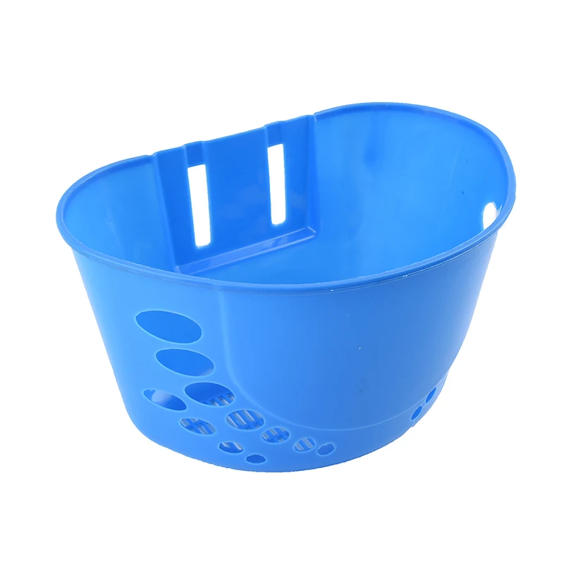 Perfect Portable Plastic Pannier Front Handlebar Carrier Storage Basket For Children Bike 1