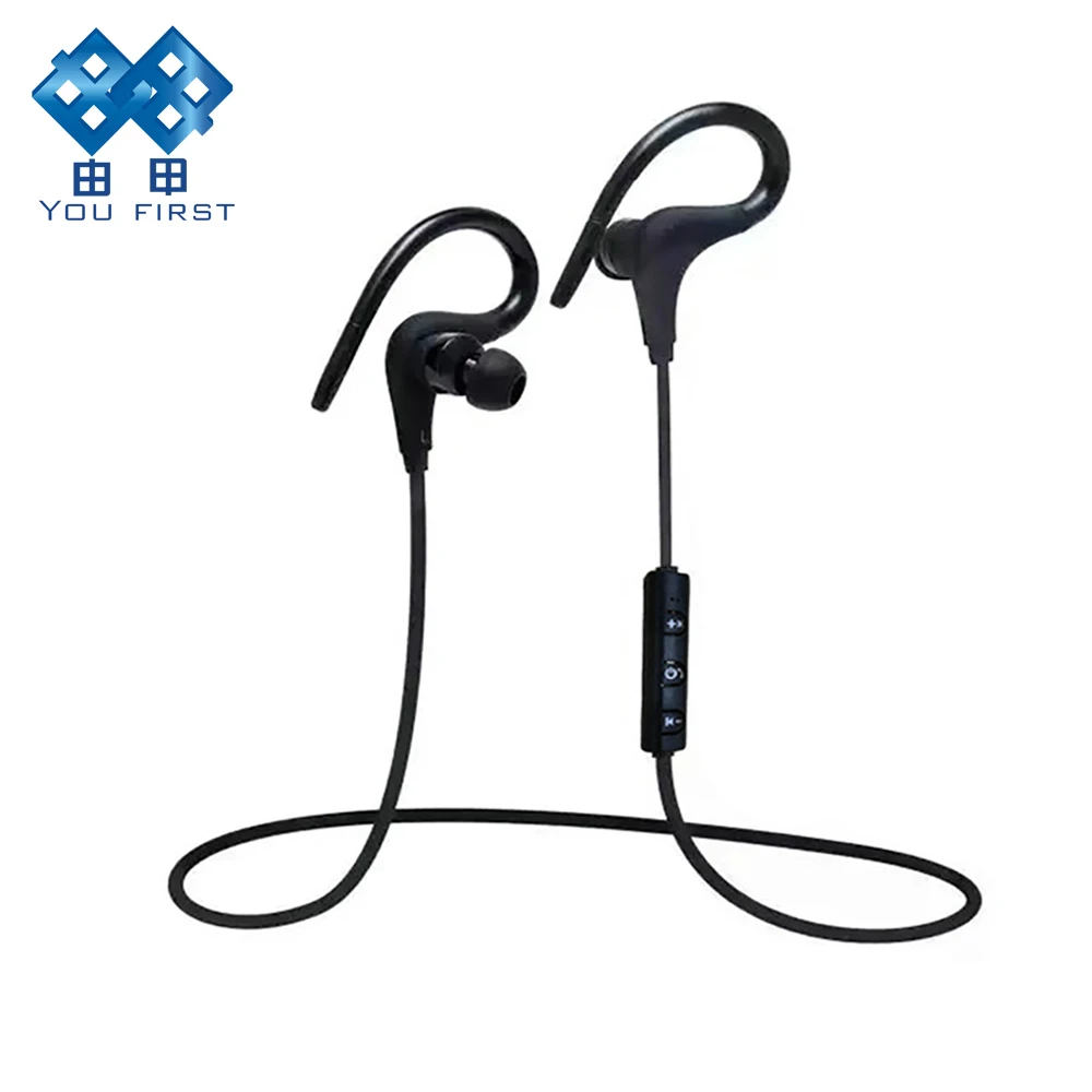 YOU FIRST Ear Hook Headphones Wireless Bluetooth 4.1 Sports Headphone