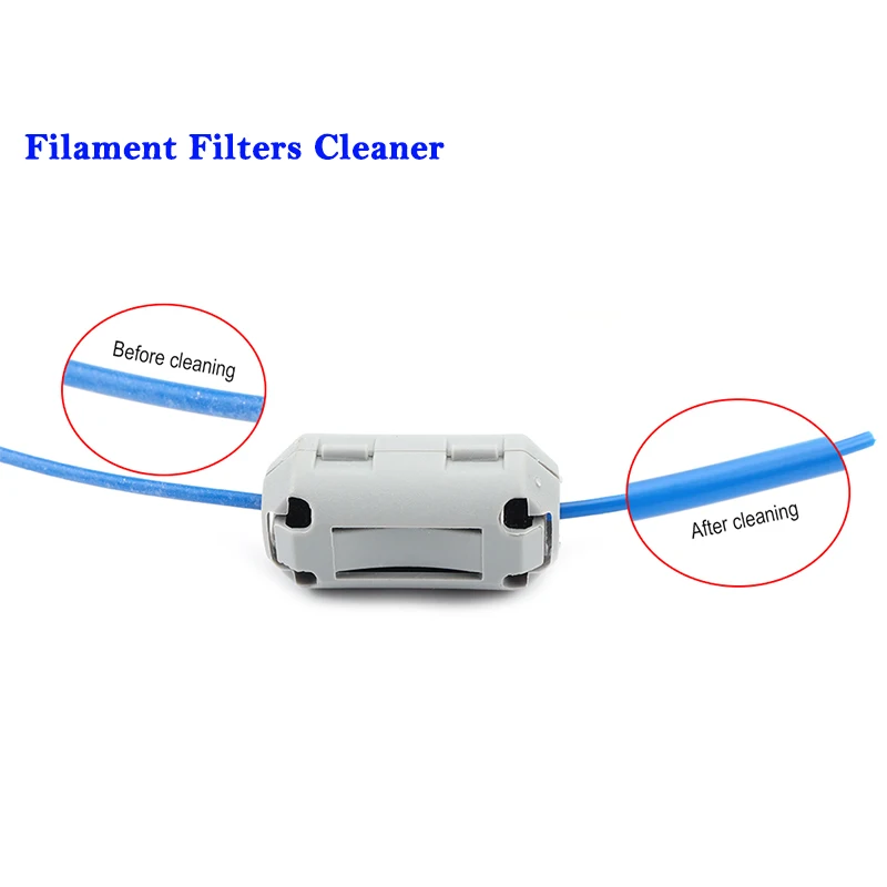 

3pcs/lot 1.75 Filament Filters Cleaner Blocks Flame Resistant Rubber Foam Wiped Off Debris for PLA ABS PETG 3D Printer Parts