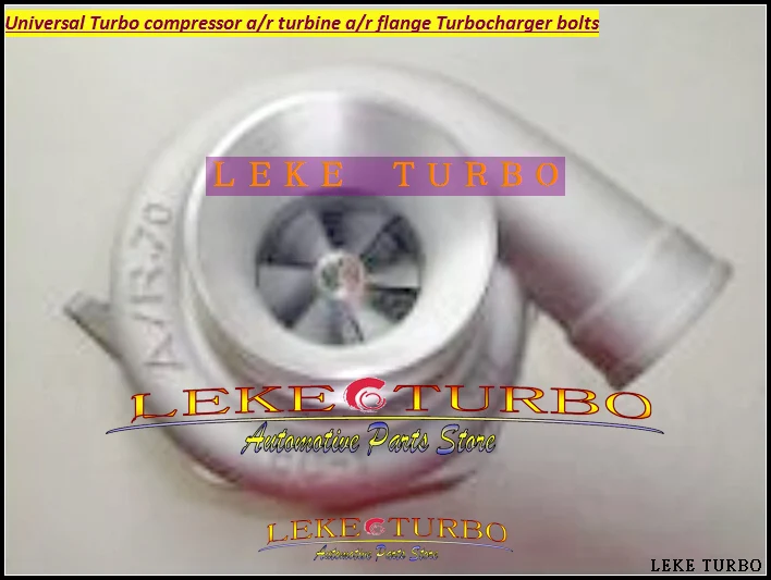Universal Turbo GT35-2 Compressor AR 0.70 Turbine AR 0.63; T3 flange;Outlet  5 bolt;Oil Cooled ;Internal Wastegate Journal bear  (3)